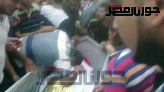 تشييع جثمان شهيد سيناء بكفر حجازي بالمحلة الكبري