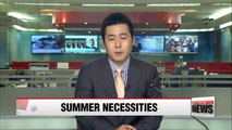 Sales for Summer must-have items spike in Korea  due to intense heat