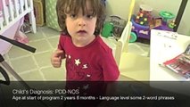 2-year 8-month-old boy with autism spectrum disorder (PDD-NOS): progress over 10 months