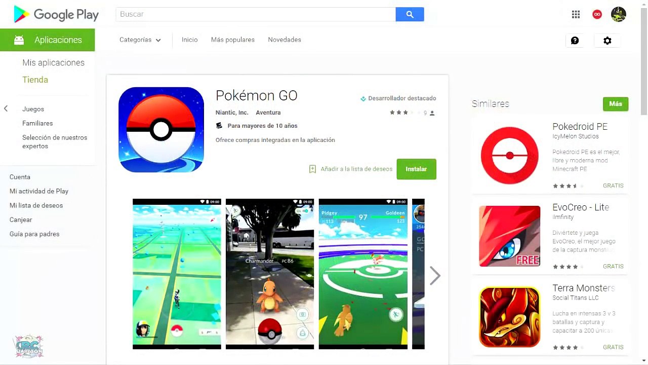 Pokémon GO ya está disponible! DESCARGA POKÉMON GO APP OFICIAL! (Android)