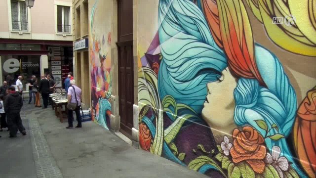 Vives couleurs sur les murs du Passage des Moulins NEUCHATEL