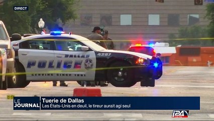 Fusillade à Dallas: le tireur voulait "tuer des Blancs" - Correspondance David Benaym
