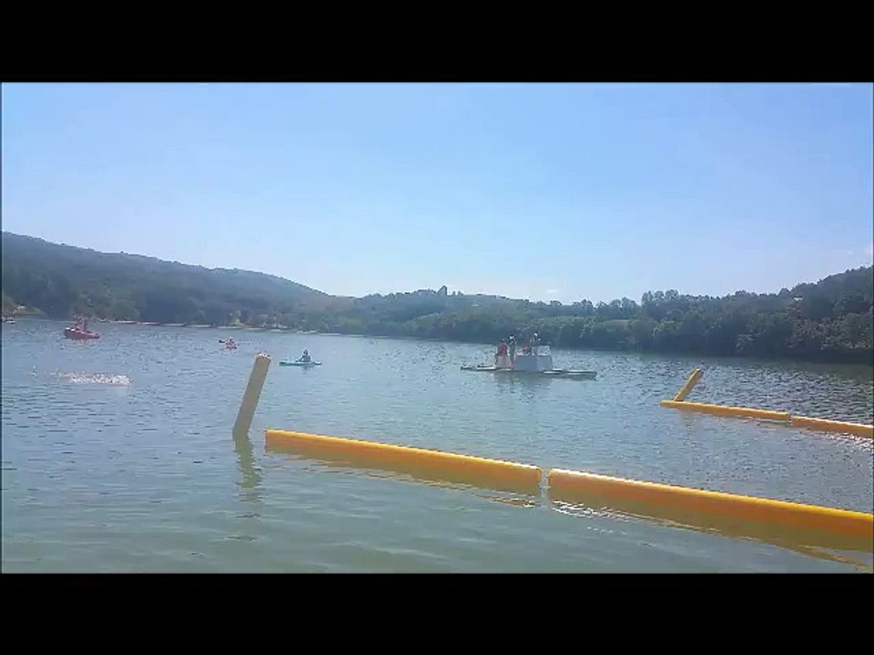 Eau Libre - Lac du Causse 2016 Arrivée Mathieu