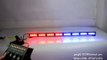 red blue LED flashing warning light bar stick with controller 66K TBE 168L 6C4