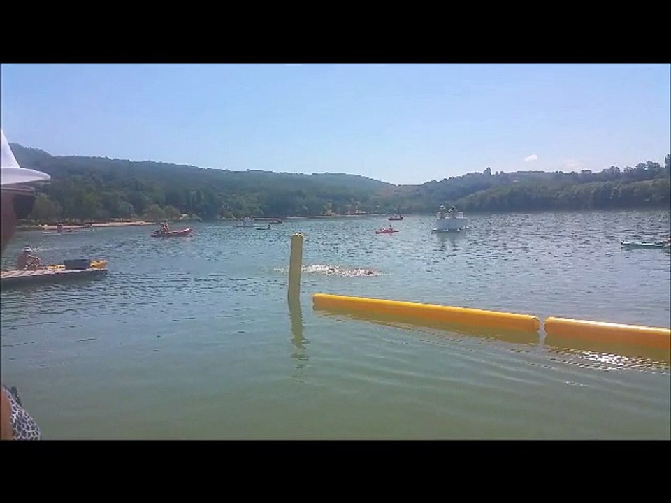 Eau Libre - Lac du Causse 2016 Arrivée Cathy