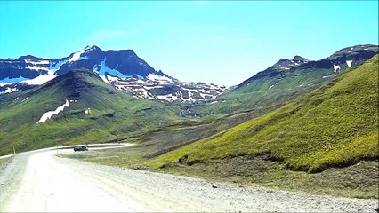 Downhill to the puffins at borgafjördur
