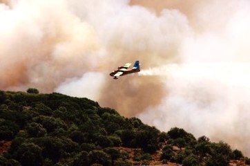 Bodrum'da Korkutan Yangın! Karadan Müdahale Edilemiyor