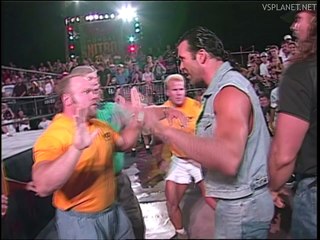 Ousiders interfere in Sting vs Arn Anderson match, WCW Monday Nitro 08.07.1996