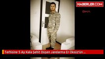 Terhisine 5 Ay Kala Şehit Düşen Jandarma Er Öksüz'ün Cenazesi Baba Evine Getirildi