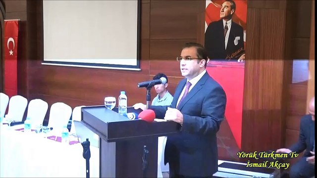 MUAMMER TÜRKER ANTALYA VALİSİ YÖRÜK ÇALIŞTAYINDAKİ KONUŞMASI
