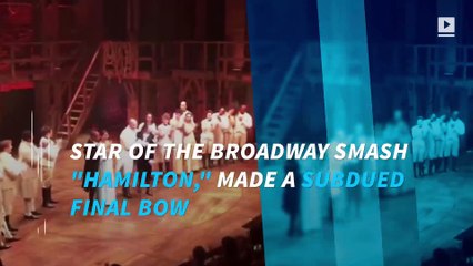 The end of an era for Hamilton, Lin-Manuel Miranda's last curtain call