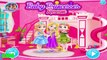 Princess Elsa Anna And Rapunzel Baby Room Decoration - Video Game For Little Kids