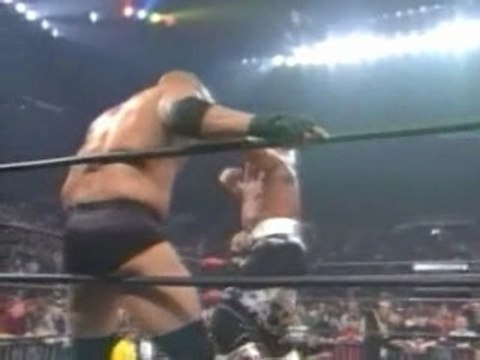 WCW Monday Nitro - Goldberg & Ric Flair Vs Hulk Hogan & Kevi