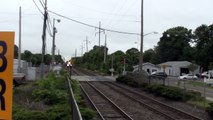 LIRR #520 Leads MTA LIRR Train 2798 Cannonball Express East through Sayville, NY 06/03/2016