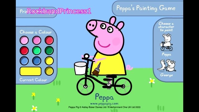 Peppa Pig Paint And Color Games Online - Peppa Pig Painting Games - Peppa Pig Coloring Games