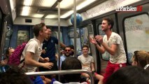 Euro 2016 : les supporteurs s'échauffent dans le métro