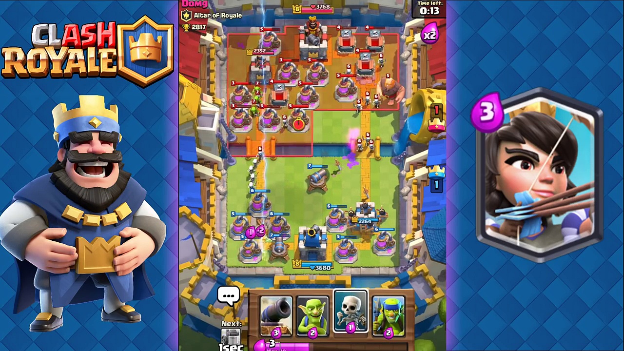 Clash Royale | Mon Map Records! Mass Gaost Troops