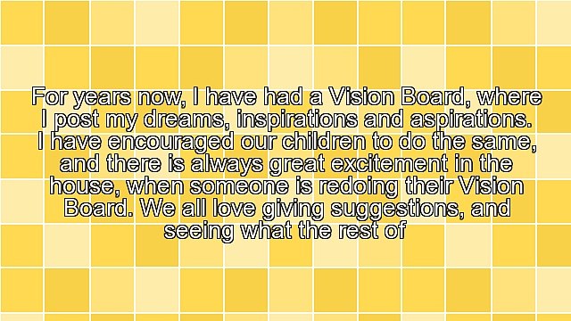 Vison Boards Inspiration