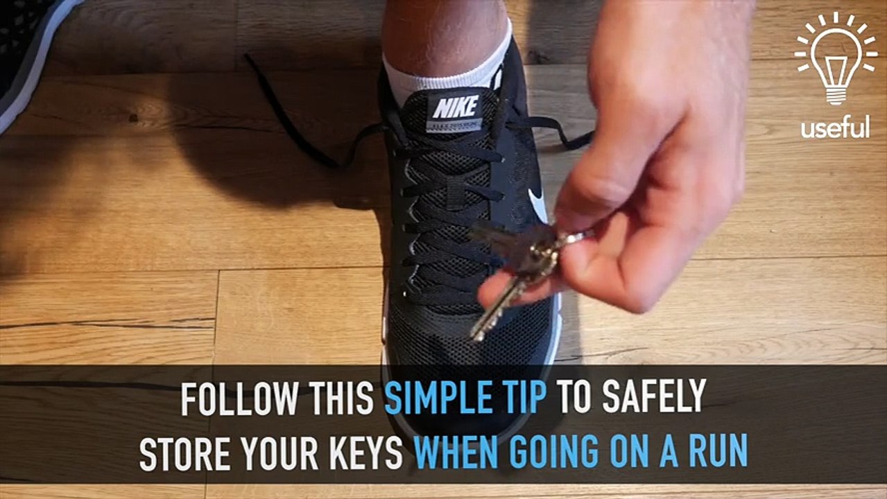 Smart way to store your keys while you run