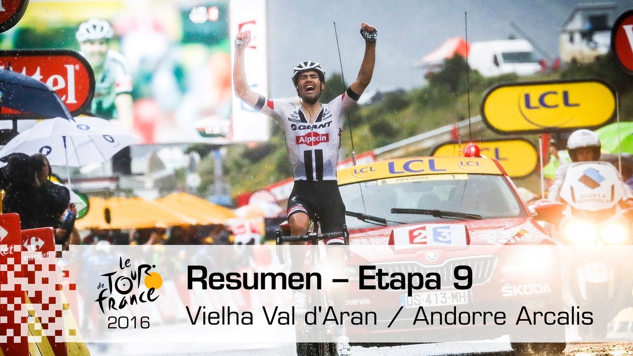 Resumen - Etapa 9 (Vielha Val d'Aran / Andorre Arcalis) - Tour de France 2016