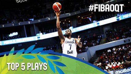 Top 5 Plays - Final Day - 2016 FIBA Olympic Qualifying Tournament - Philippines