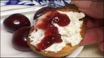 Recipe Crushed Goats Cheese With Pepper and Black Cherry Jam