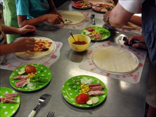 朝日里山学校　ピザ作り　2016