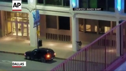 Amateur Video Appears to Show Dallas Gunman