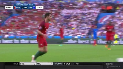 Portugal 0 - 0 France HD Half Time All Goals   Highlights - Final