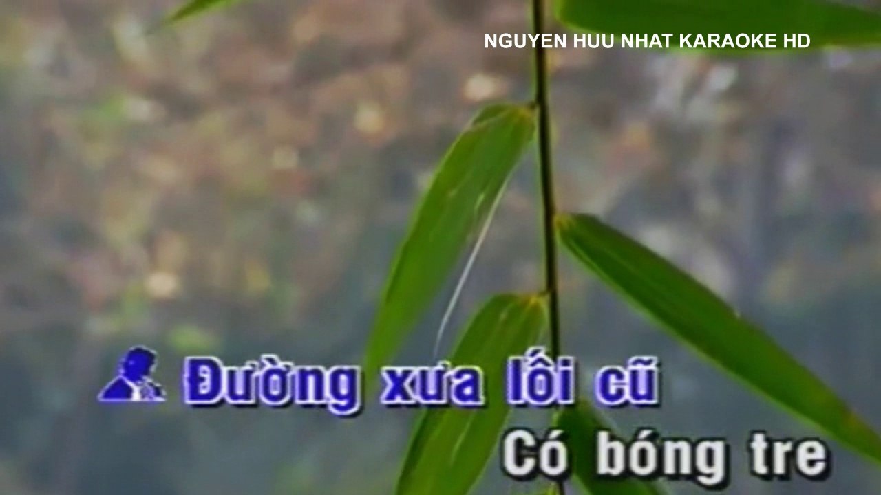 Karaoke Đường Xưa Lối Cũ Tuấn Vũ Beat Chuẩn