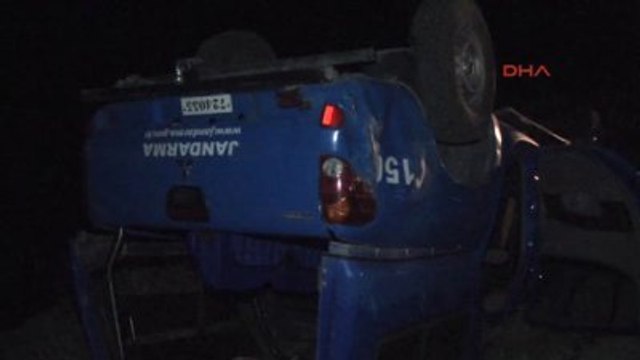 Erzincan Askeri Araç Takla Attı 3 Asker Yaralı