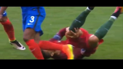 Dimitri Payet’s horror tackle on Cristiano Ronaldo in Euro 2016 final