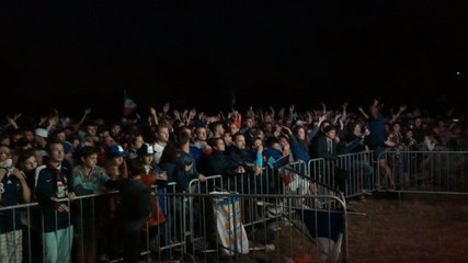 La Fan zone en ébullition lors des prolongations