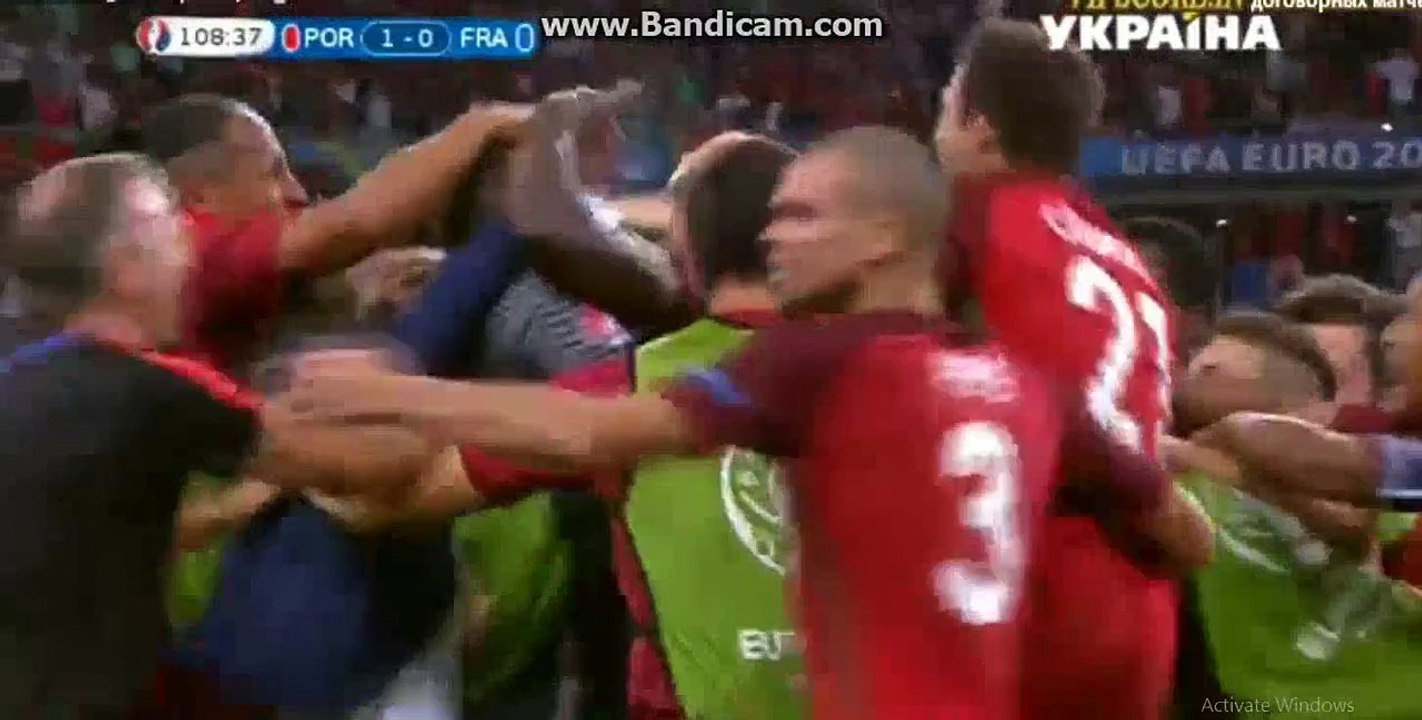 Eder Goal -Portugal 1-0 France - 10-07-2016