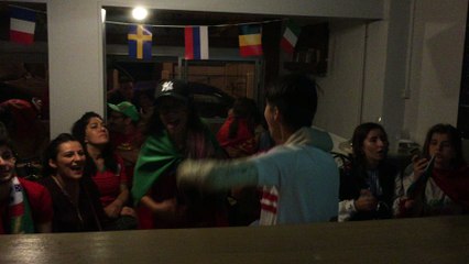 cris de victoire au Santa Rita