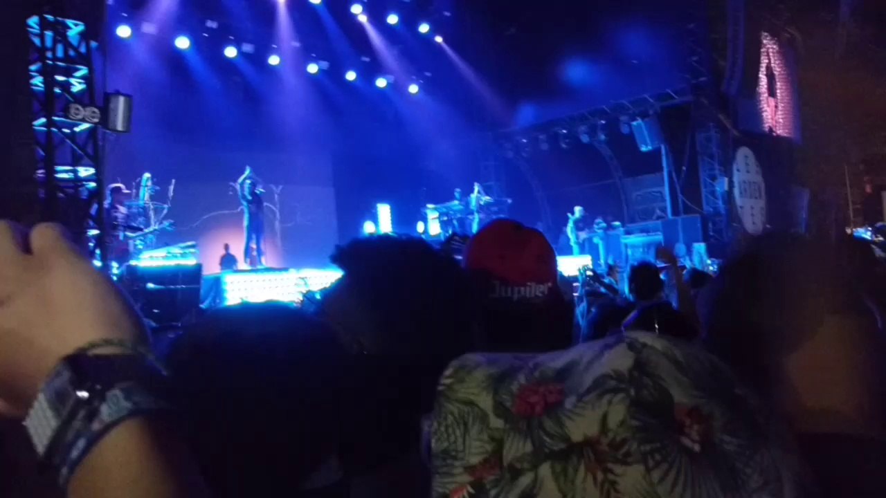 Pharrell Williams en concert au festival Les Ardentes 2016 de Liège