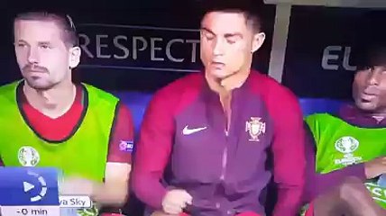 HAHAHA, Watch what Cristiano Ronaldo did to his friend during the Final match