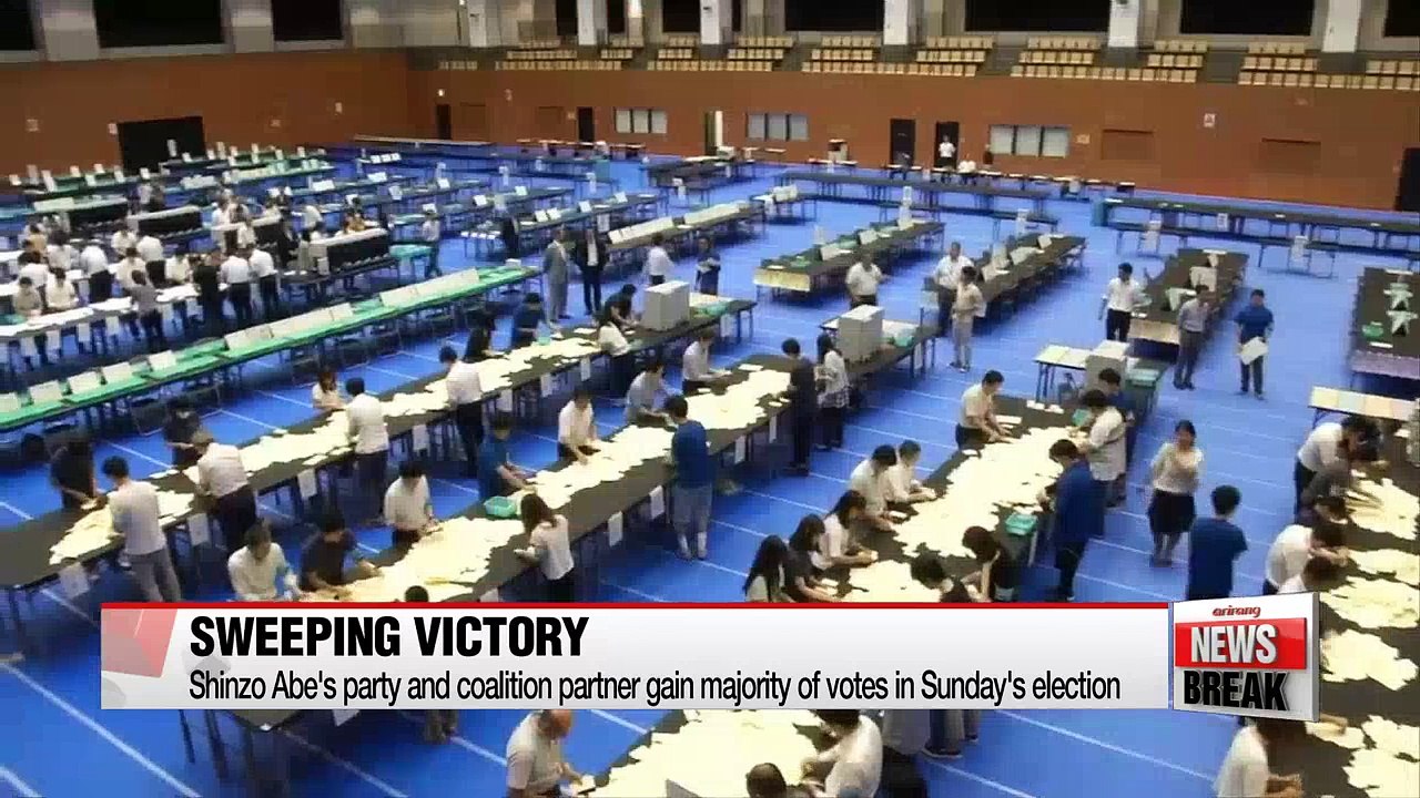 Upper-house wins for Shinzo Abe's party may bolster constitutional reform drive