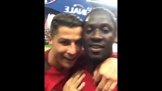 Eden and Cristiano Ronaldo Selfies Celebration