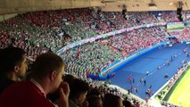 Northern Ireland fans singing Will Grigg's on Fire at the Wales last 16 game
