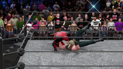 WWE 2K16 deadpool v bane