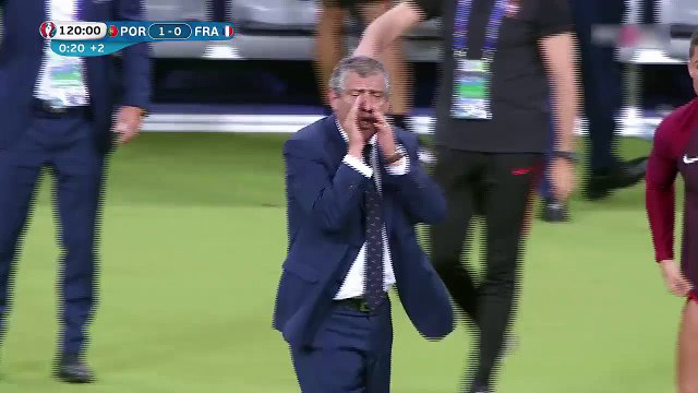 Ronaldo Teknik Direktörlük Yaptı (EURO 2016 Finali Portekiz-Fransa)