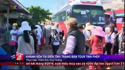 KHÁNH HÒA TÁI DIỄN TÌNH TRẠNG BÁN TOUR DU LỊCH TRÁI PHÉP