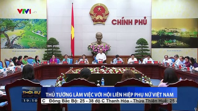 Thủ tướng Nguyễn Xuân Phúc làm việc với hội liên hiệp phụ nữ Việt Nam