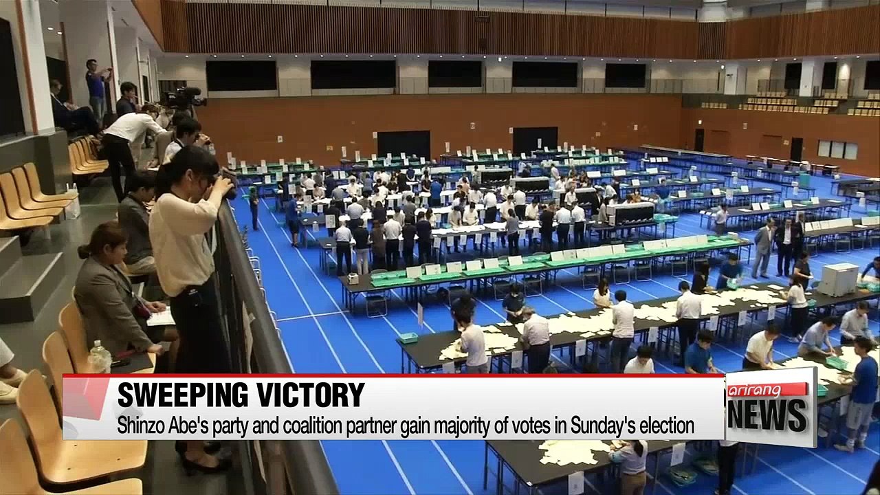 Upper-house wins for Shinzo Abe's party may bolster constitutional reform drive