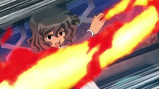 Inazuma Eleven GO: Chrono Stone ( Kami no Takuto Fire Illusion  + Shoot Command 24 VS Rejection ) HD