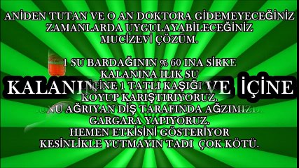 diş ağrısına acil çözüm