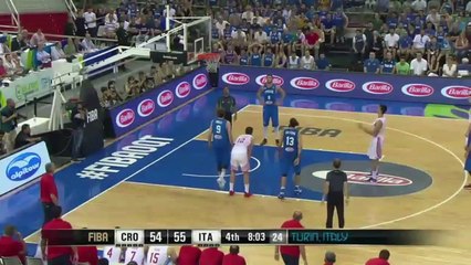 Les highlights de Dario Šarić face à l'Italie (Finale TQO) - 18 points, 13 rebonds (9/07/2016) - MVP !