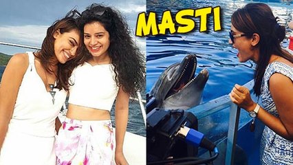 Surbhi Jyoti, Sara Khan, Sukirti Kandpal, Kishwar Merchant's Taiwan Masti