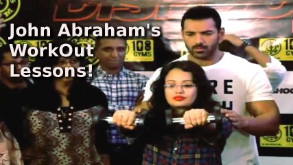 John Abraham | Workout Session With Audience | Dishoom Promotion